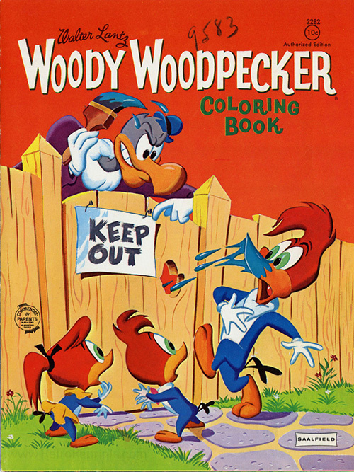 Woody woodpecker coloring book coloring books at retro reprints