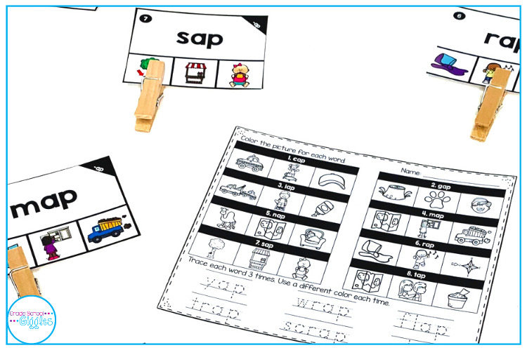 Engaging word family worksheets and activities