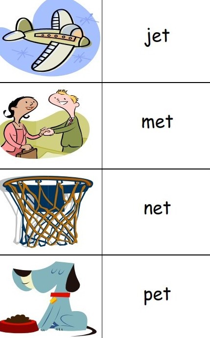 Free word family printables to help beginning readers