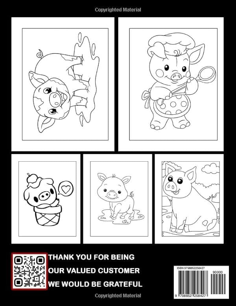 Baby pig coloring book stunning coloring pages of baby pig for teens adults to have fun and relax ideal gift for special occasions lindsay teresa books
