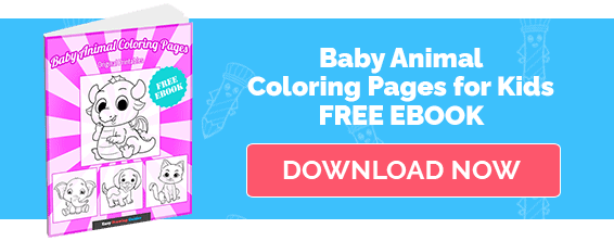 Free printable baby animal coloring pages for kids