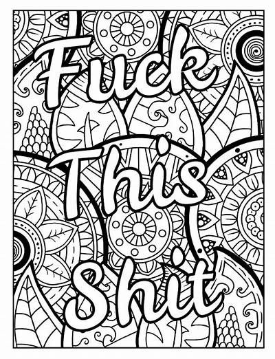 Free adult coloring pages swear words free adult coloring printables adult coloring books swear words free adult coloring pages
