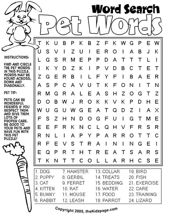 Some more ideas for word search activities kids word search fun worksheets word puzzles