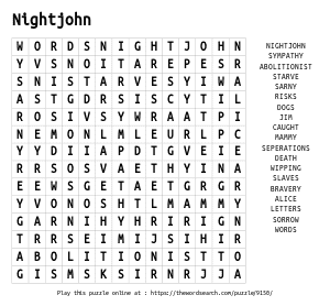 Bleach characters word search