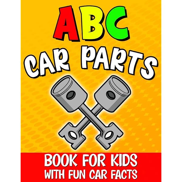 Car parts coloring book for kids with pictures of auto parts such as engine seat rim tires radiator and steering wheel skinner robert tatum books