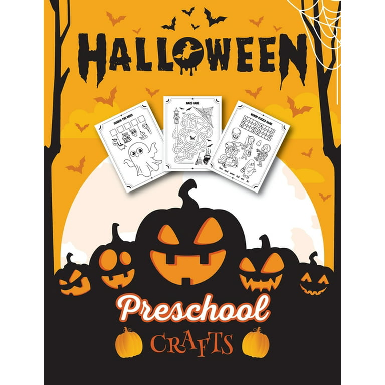 Halloween crafts halloween preschool crafts fantastic activity book for boys and girls word search mazes coloring pages connect the dots how to draw tasks