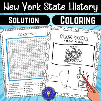 New york state history word search
