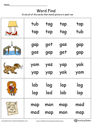Free picture word find ap words in color