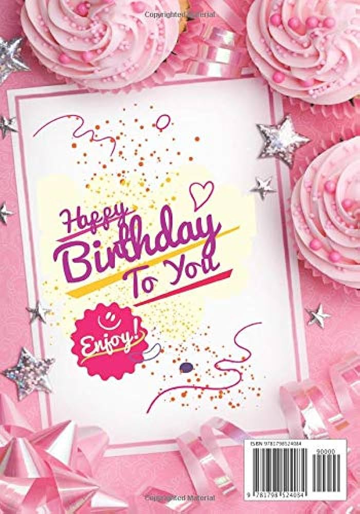 Th happy birthday girl journal coloring pages activity notebook cute emoji special birthday card style guided journal coloring word