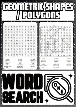 Shape word search tpt