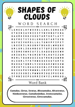 Shape word search tpt