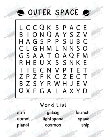 Space coloring page â