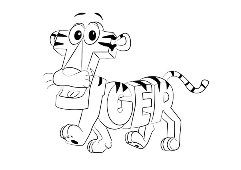 Word world coloring pages