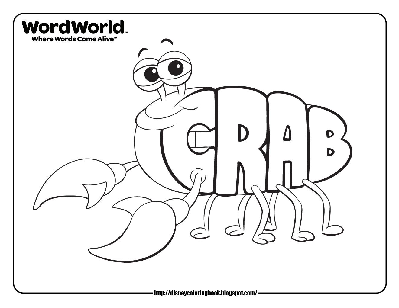 Wordworld free disney coloring sheets learn to coloring coloring pages disney coloring sheets free kids coloring pages