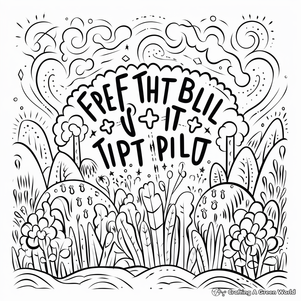 Doodle coloring pages