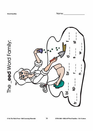 The eep word family worksheets grades