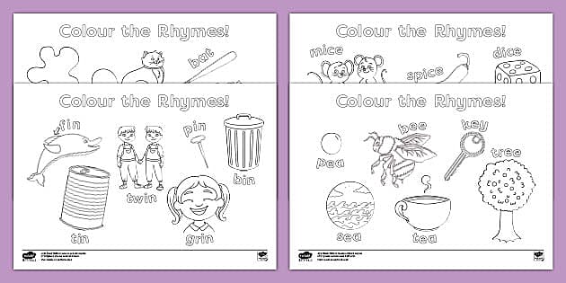 Cvc rhyming words paper chain primary resources