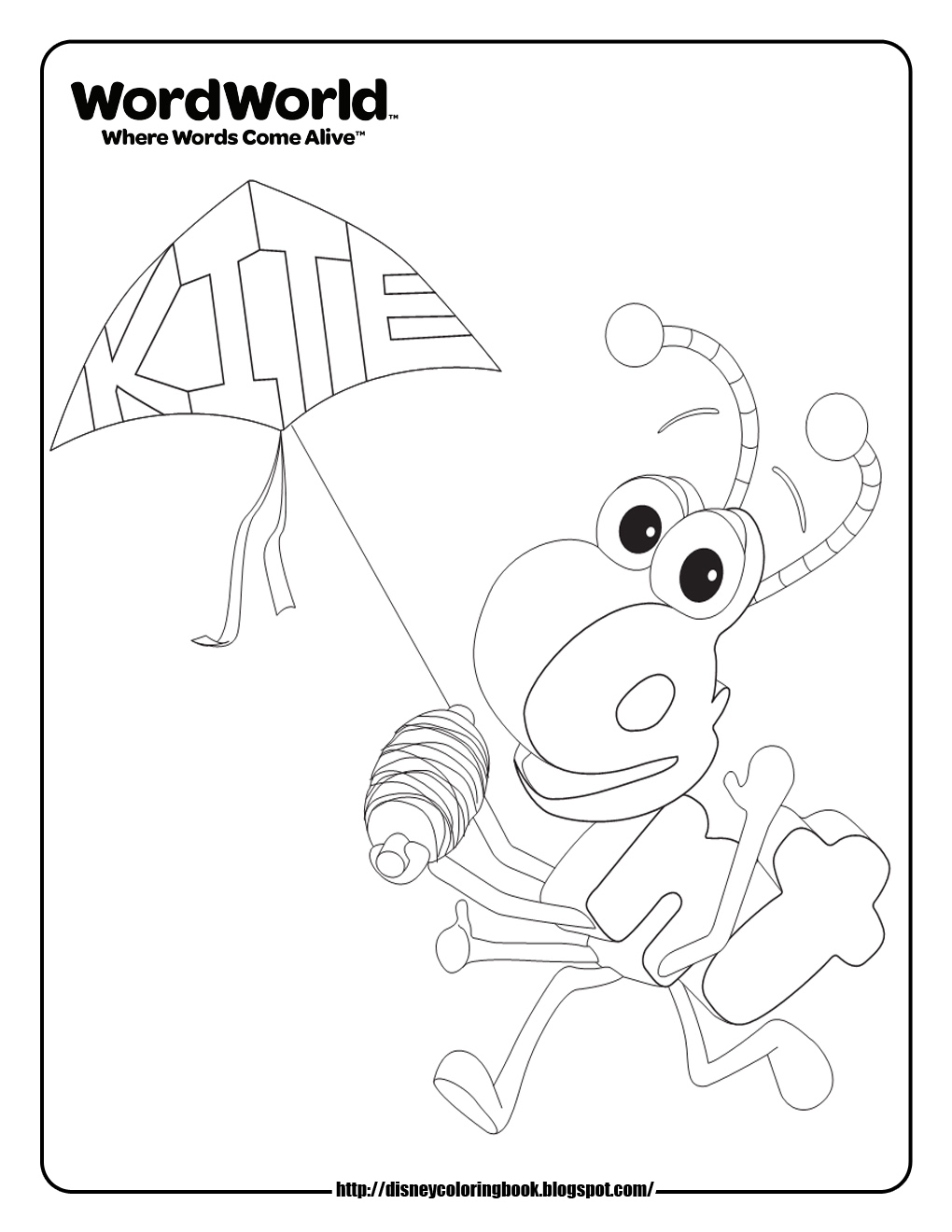 Disney coloring pages and sheets for kids wordworld free disney coloring sheets