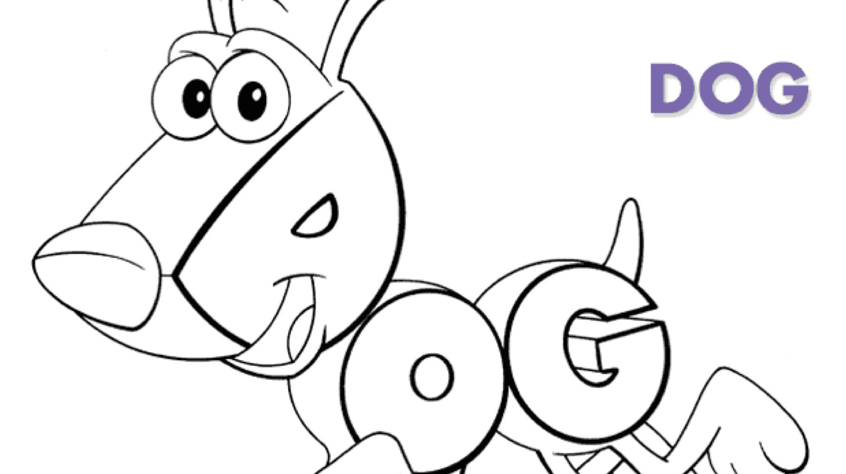 Dog coloring page kids coloring pages kids for parents