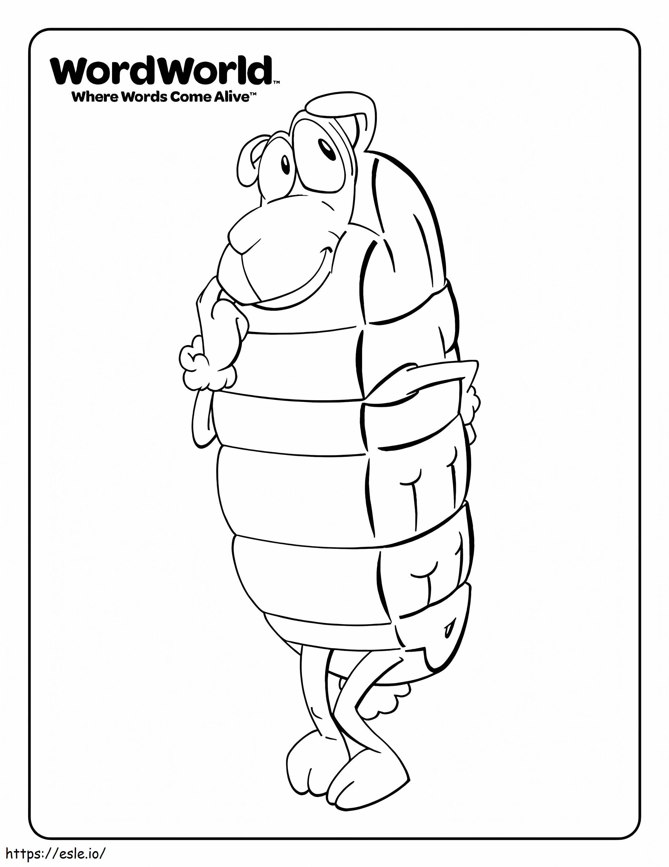 Sheep wordworld coloring page coloring page