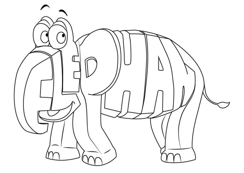 Word world coloring pages