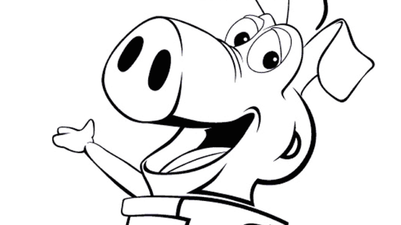 Pig coloring page kids coloring pages kids for parents
