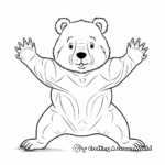 Work it out wombats coloring pages