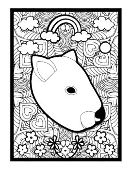Wombats mindfulness mandala coloring pages animals coloring printable sheets