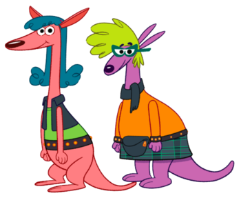Work it out wombats characters