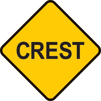 Warning road signs
