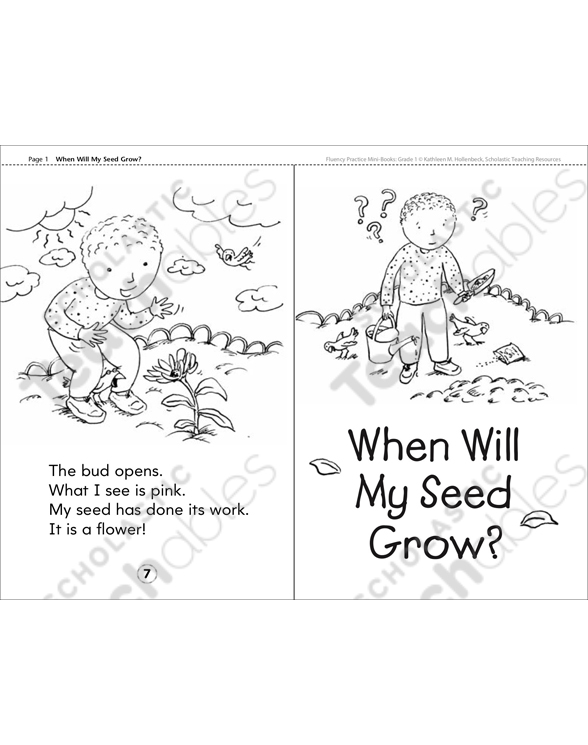 When will my seed grow printable mini