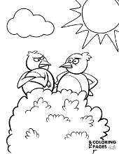 Bird coloring pages to print ð