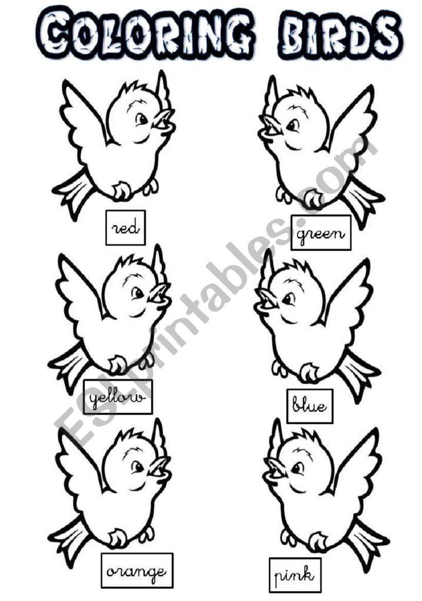 Coloring birds
