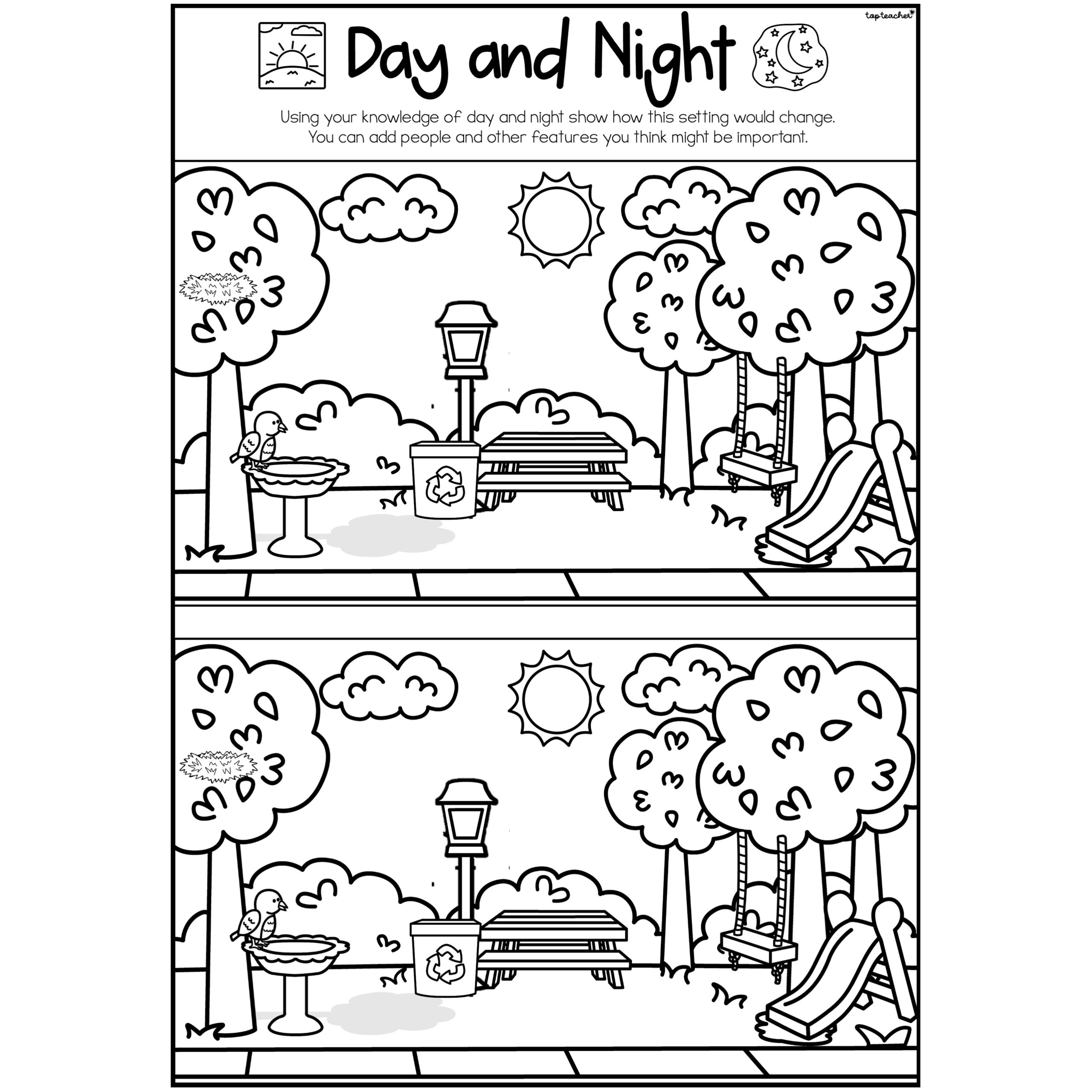 Day and night changes