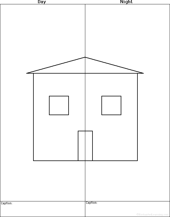 Draw day and night drawing and writing prompts to print