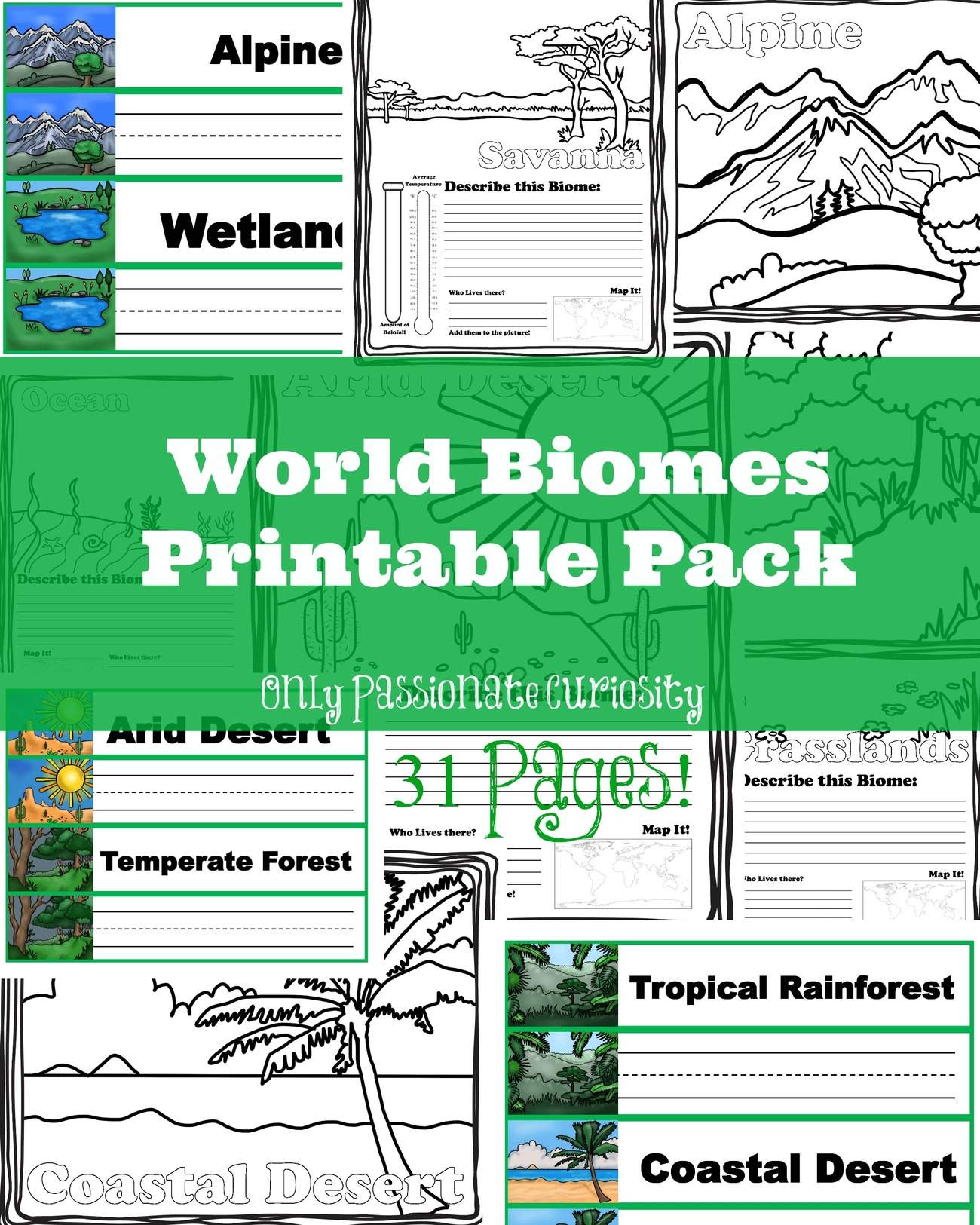 Learning about world biomes
