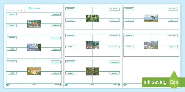 World biomes map coloring worksheet worksheet