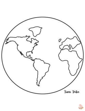 Discover the world through coloring pages