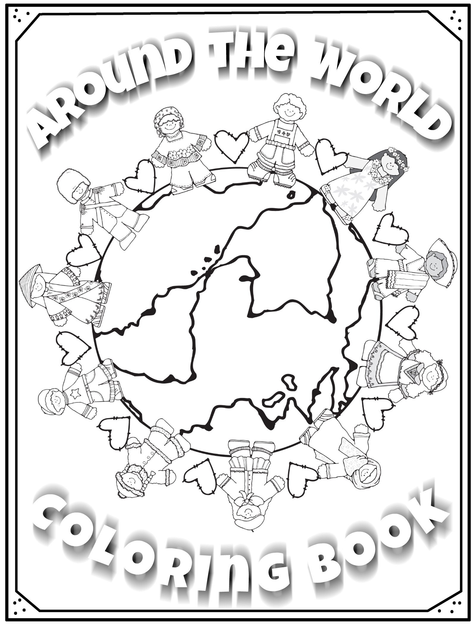 Read color learn country coloring pages