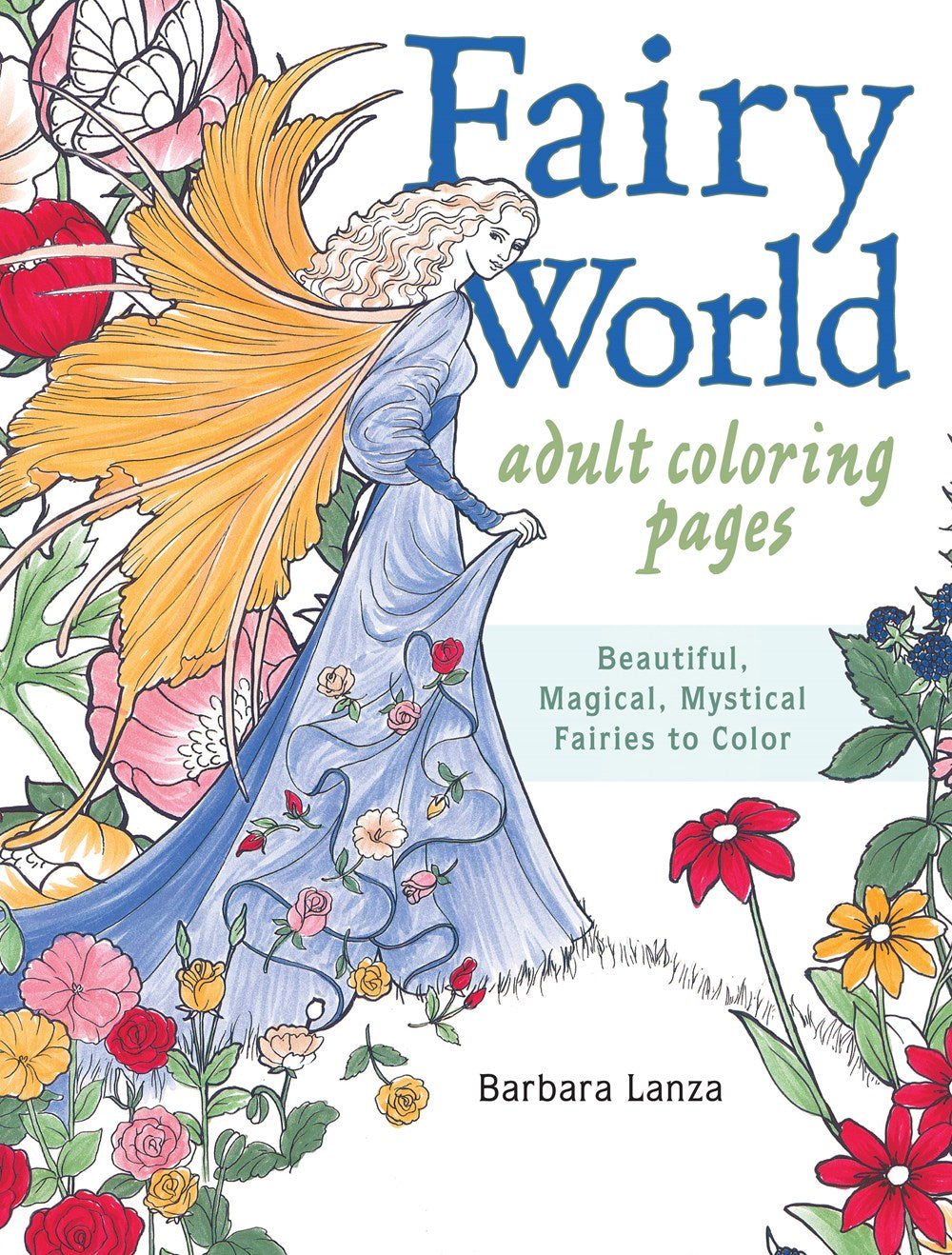 Fairy world coloring pages