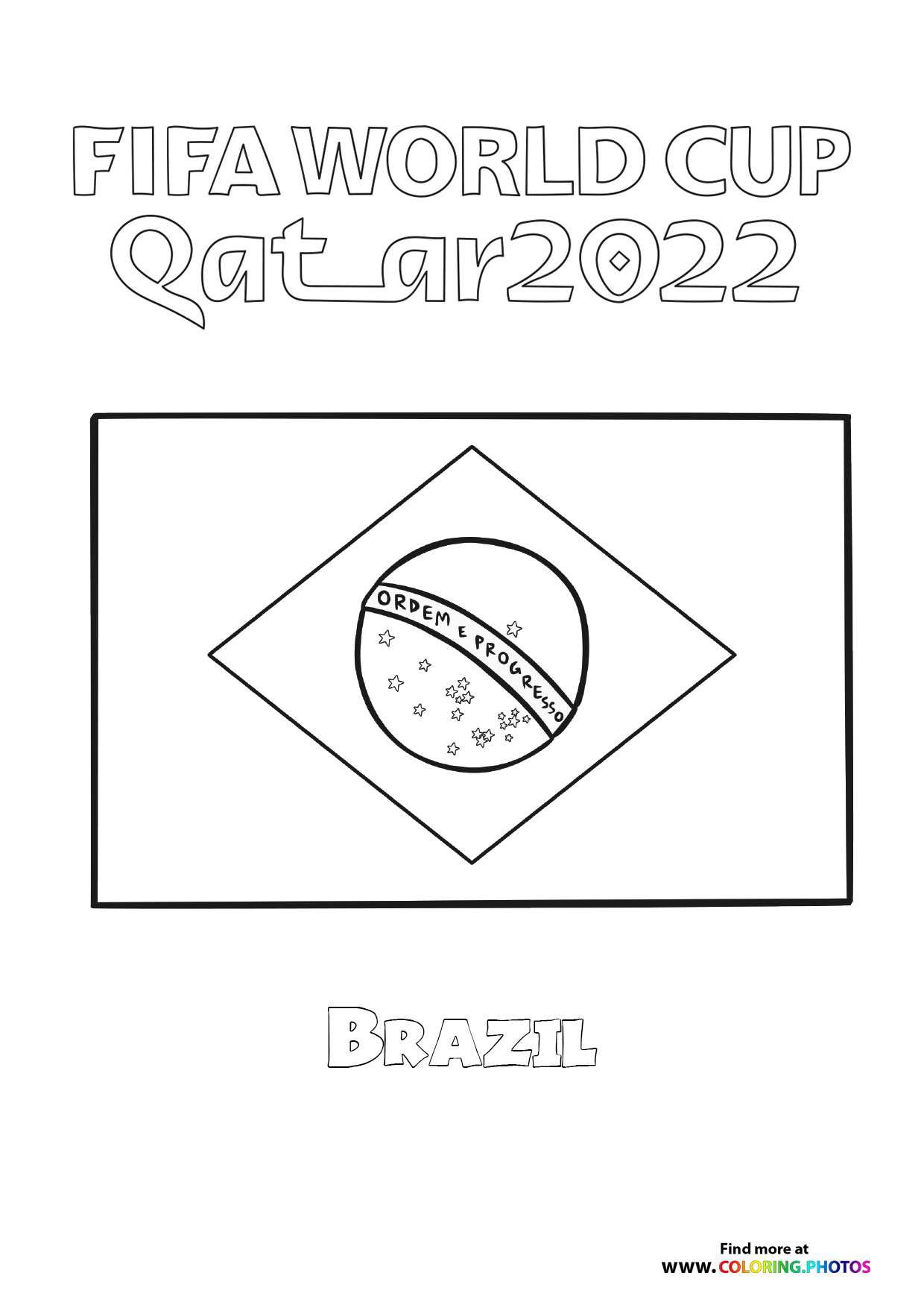 Brazil world cup flag