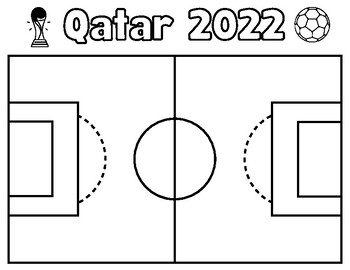 World cup coloring page by una profe para todos tpt