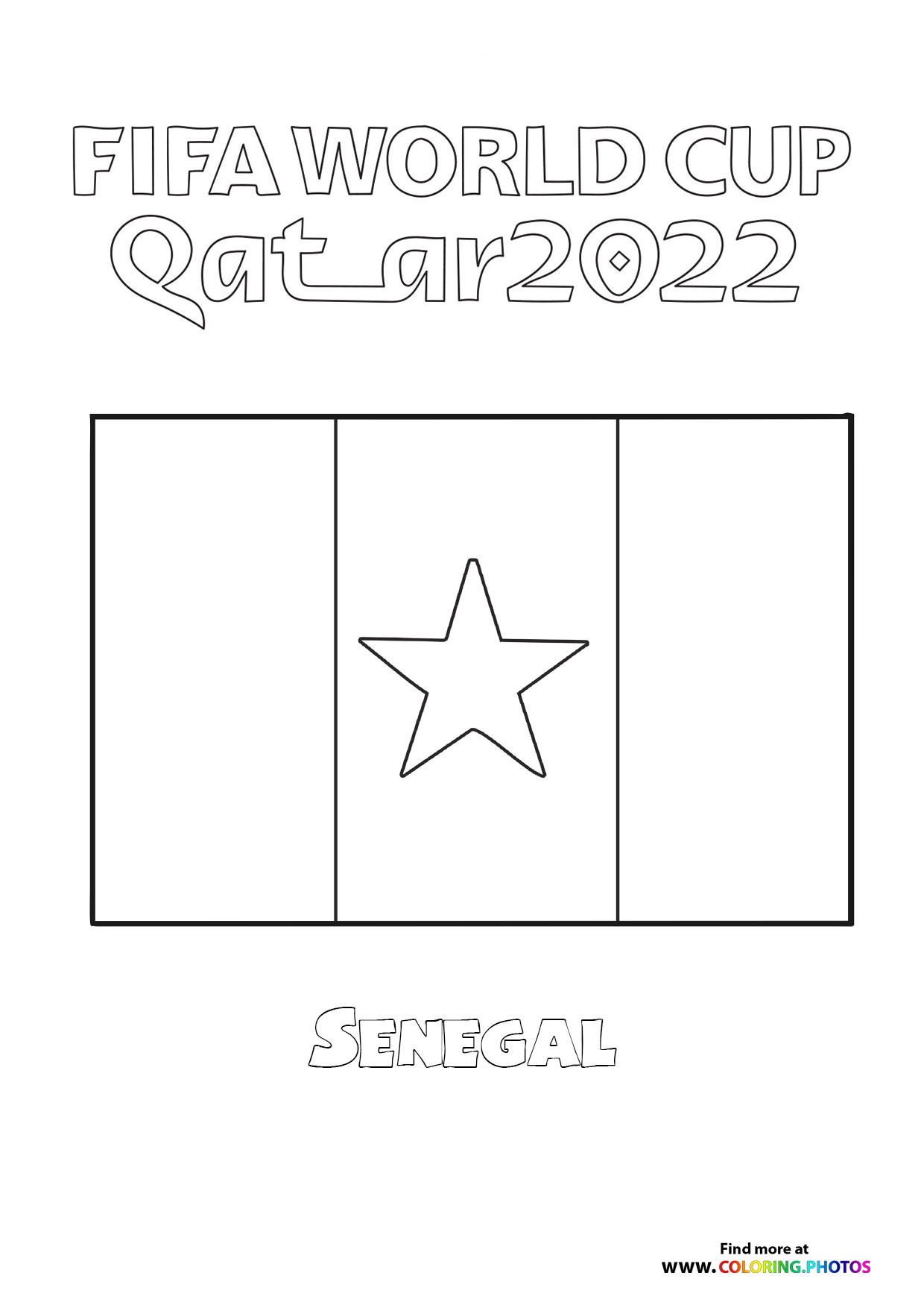 Senegal world cup flag