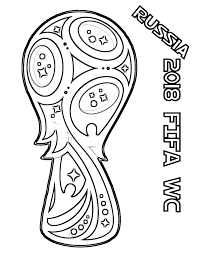 World cup logo coloring pages printable for free download