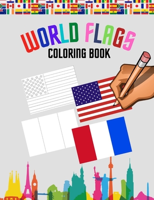 World flags coloring book