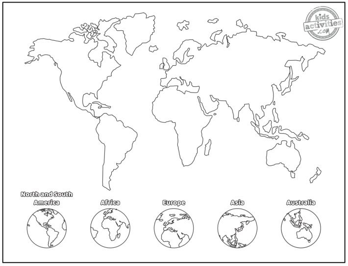Free printable world map coloring pages world map coloring page free printable world map earth day coloring pages