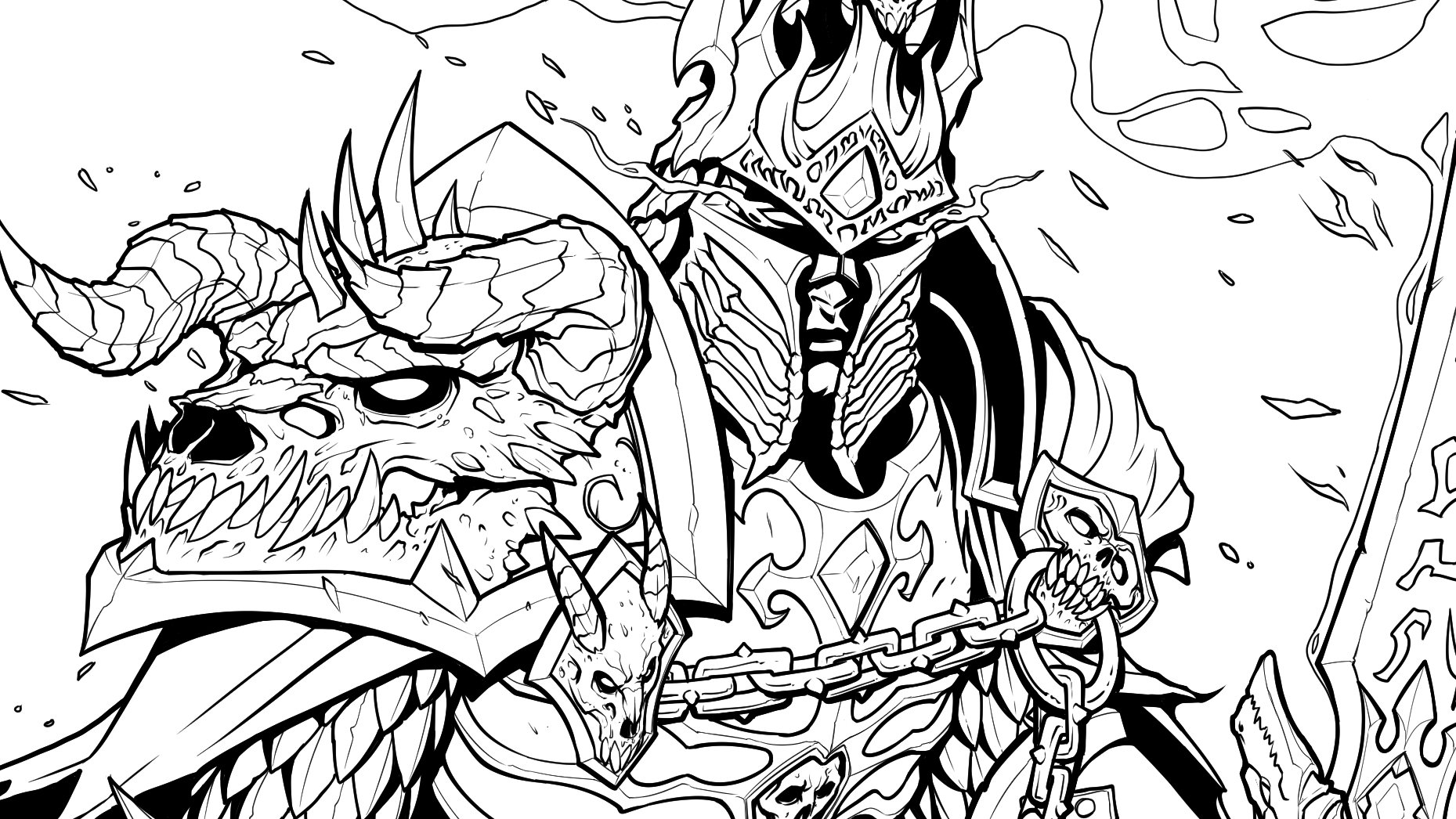 Zach fischer ðºð on x finished up this beauty of a coloring book page live on twitch this morning page number for the book i will be dropping the full image