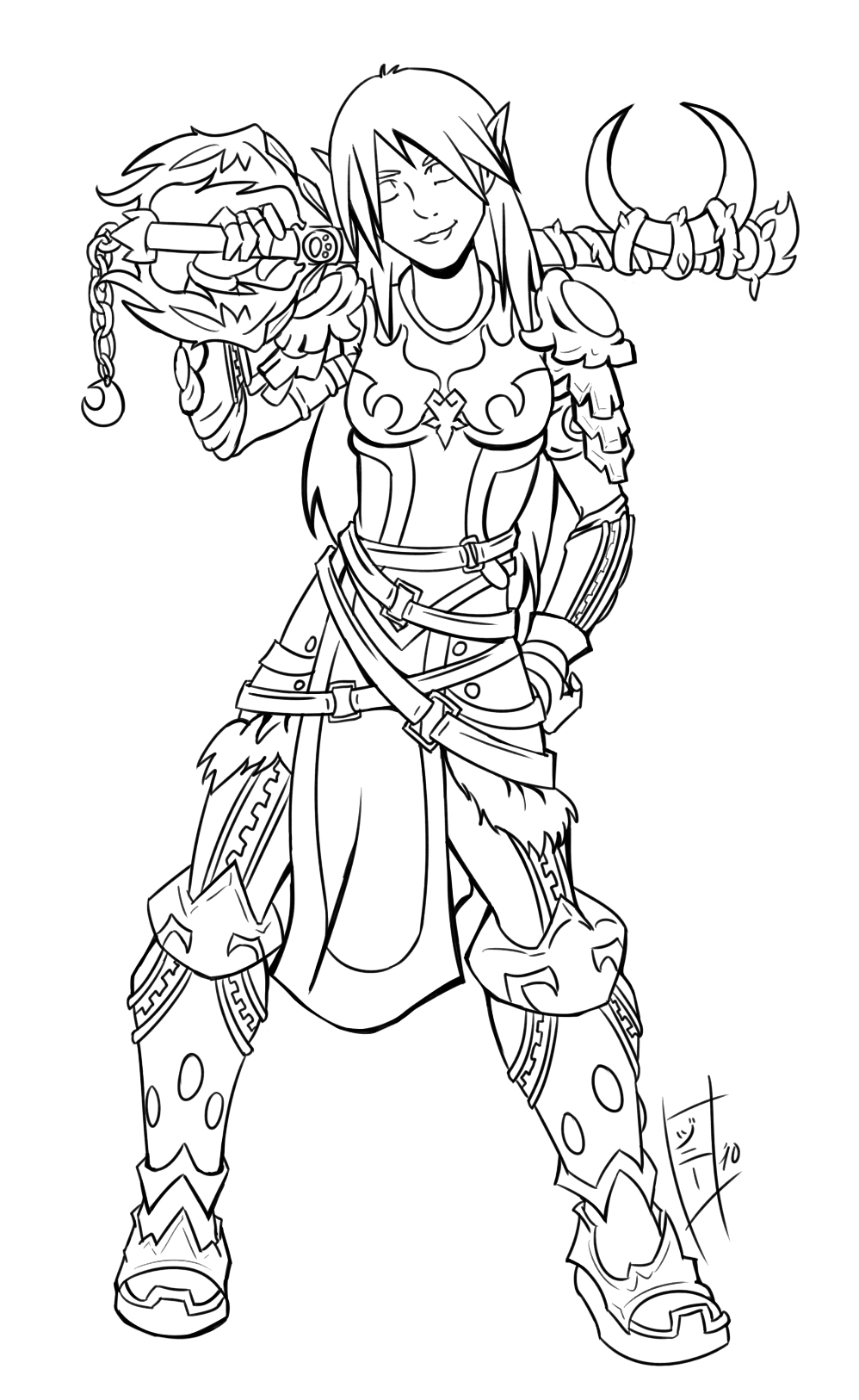 Kingdom hearts warcraft by immamoonkin on