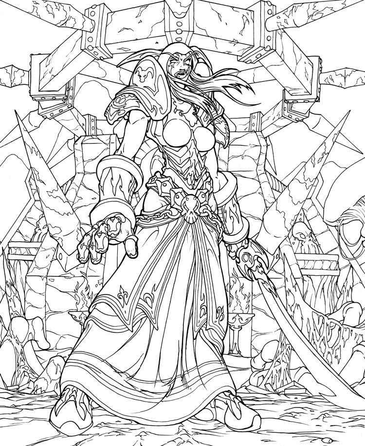 World of warcraft coloring book