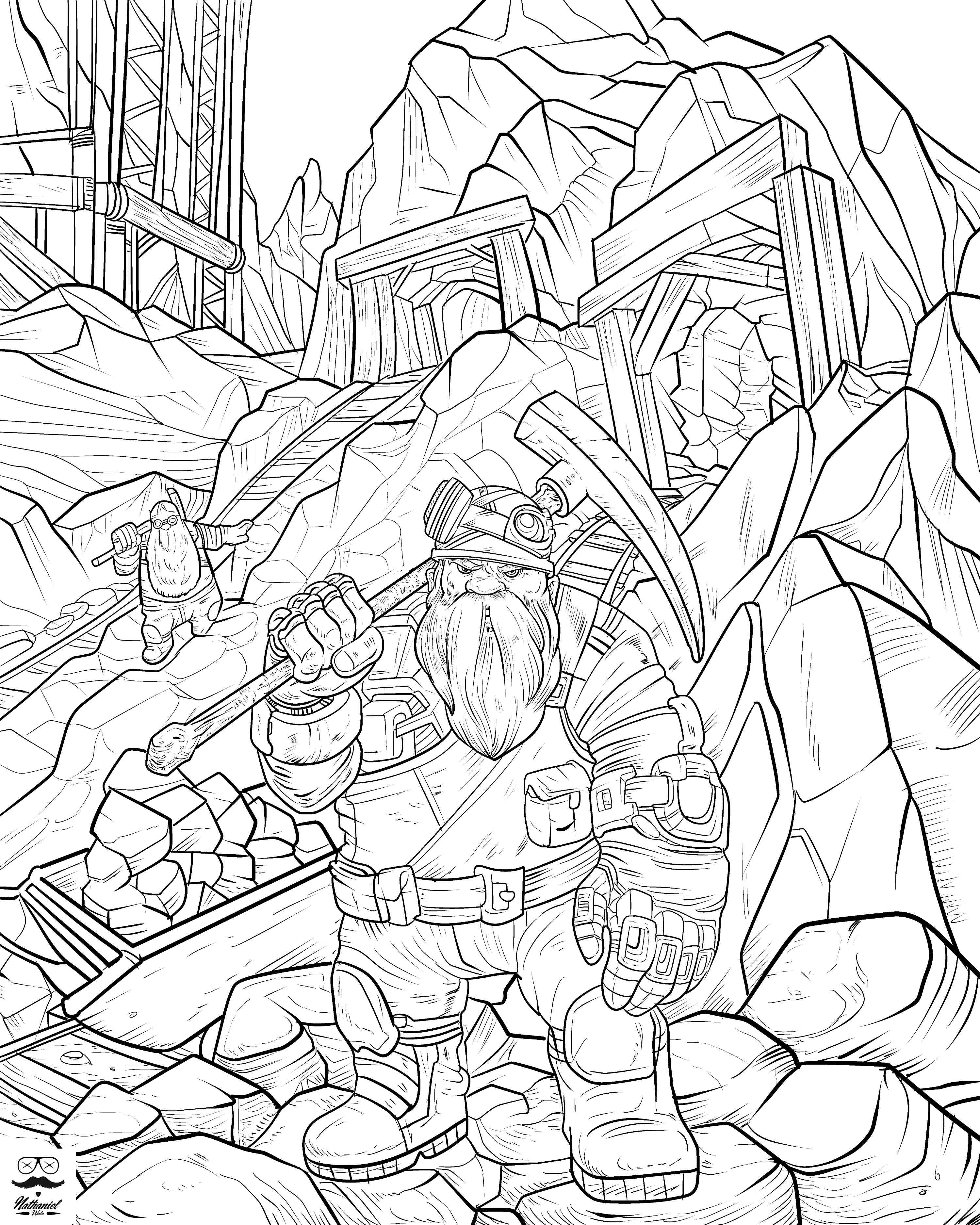 World of warcraft coloring pages
